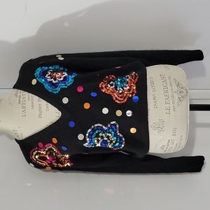 MY Embelished Cropped Sweater